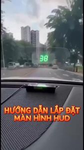 Màn Hình Hiển Thị Tốc Độ Ô Tô HUD W1 DAPANG Chip Thông Minh Kết Nối Cổng USB Dễ Dàng Quan Sát Tốc Độ-Hưng Phát Auto