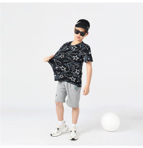 Áo thun thể thao bé trai AKL 25kg - 45kg áo phông ngắn tay bé trai size đại 5 đến 14 tuổi