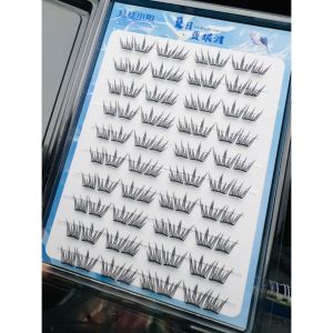 Mi Giả Cụm ZR11 Hoa Mềm 10 Hàng Độ Dài 9-11mm Chất Liệu Mi Giấy Mỏng Nhẹ Thủy Mi