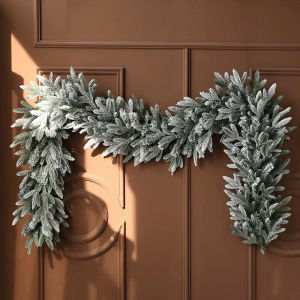 Dây Lá Thông PE Xen Lá PVC Phun Tuyết KCS36 Trang Trí Decor Giáng Sinh Noel TTNTSS497