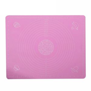 ANGFEW High Temperature Resistance Cut Mat Flour Rolling Thickening Silicone Kitchen Pastry Rolling Mat Baking Mat Kneading Dough Pad Bakeware Liners