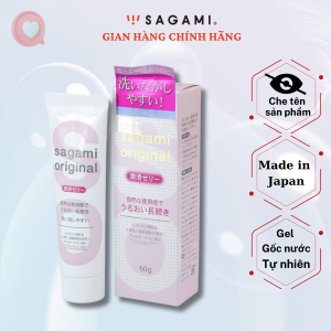 Gel Bôi Trơn Cao Cấp Gốc Nước Tự Nhiên SAGAMI ORIGINAL - Tuýp 60g