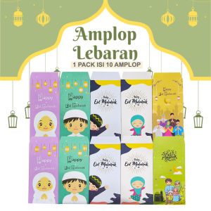 MR Amplop Idul FItri Motif Couple Amplop Lebaran Panjang Premium Tebal Angpao Lebaran Amplop Uang THR Lebaran Amplop Lebaran Bergambar Amplop Lebaran Unik Amplop Lucu - Motif Acak