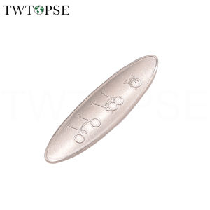 TWTOPSE Bicycle Stickers Badge For Brompton 3SIXTY PIKES Folding Bike Cycling Metal Badge Decal Head Stem Handlebar Post Stickers