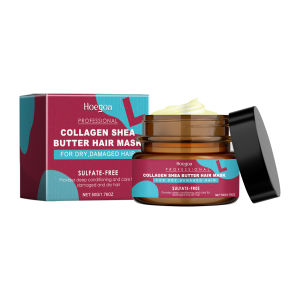 Hoegoa Keratin Hair Mask Repair Nourish Frizzy Dry Hair Restore Shine Keratin Hair Mask