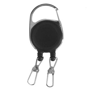 Holder Reel Retractable Double Headed Retractable Keychain Anti-Lost Keys Holder with Reel Cord ID-Card-Holder
