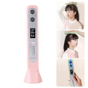 Digital Ultrasonic Height Meter with LED Display Rechargeable Stadiometer for 30 to 200cm Ranges Perfect for Family Use