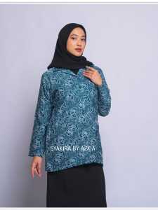 Seragam kerja blazer wanita dan batik pkk terbaru elegan modis reguler fit lengan panjang baby toach