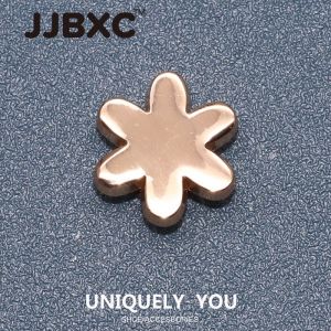 JJBXC CHARMS Khóa giày Phụ kiện giày Kim loại vui nhộn Khóa giày hoa DIY Phụ kiện giày thời trang