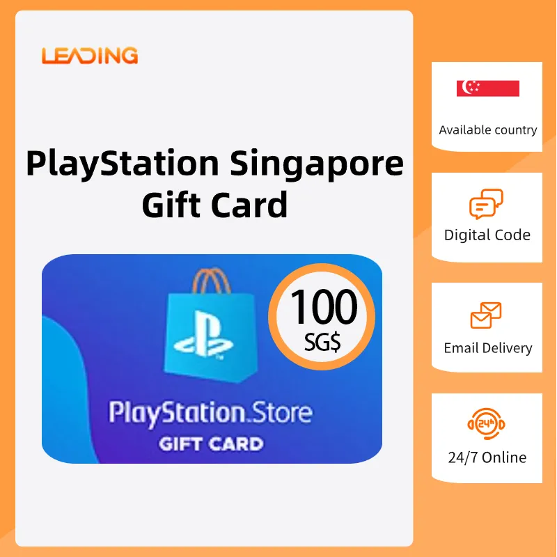 PSN 100 SGD ⚡Playstation Network Gift Card Singapore (Fast Email