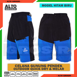 ALTOGROSIR Celana Gunung Pria Wanita Pendek Celana Outdoor Pria Hiking Quickdry Aimpro
