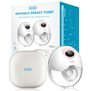 Dr. Isla EB50 Hands-Free Electric Breast Pump with 4 Modes & 36 Gears BPA-Free Rechargeable 1600mAh Battery Portable & Quiet - New