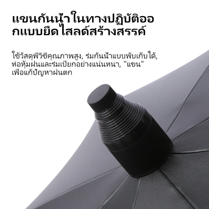 ‼️ถูกและทน‼️ ร่ม กันฝน กันแดด คันใหญ่มีปลอกกหุ้ม ร่มพับขนาดใหญ่ 8 ก้าน ...