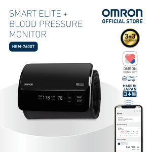 OMRON Automatic Blood Pressure Monitor    Monitor Tekanan Darah HEM-7600T  电子上臂式血压计  [Waranti Tempatan 3+3 Tahun]