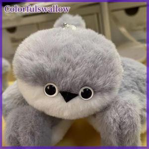 Colorfulswallow Phim hoạt hình dễ thương squeaking sakaban cá sang trọng Keychain mềm nhồi phẳng cá giọng nói Mặt dây chuyền hài hước quyến rũ túi trang trí xe Móc Chìa Khóa Cô Gái Quà Tặng