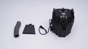 Heavy Duty High Power Dry Ice Fog Machine Low Lying Ground e Maker Stage Special Effect Equipment for Wedding Birthday Party & Live Performance