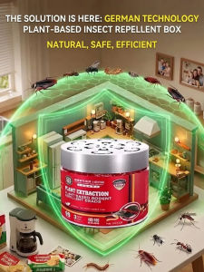 German Technology Rodent Repellent Box Ultrasonic Pest Control Indoor Home Use Family Safe Effective Mouse Repeller