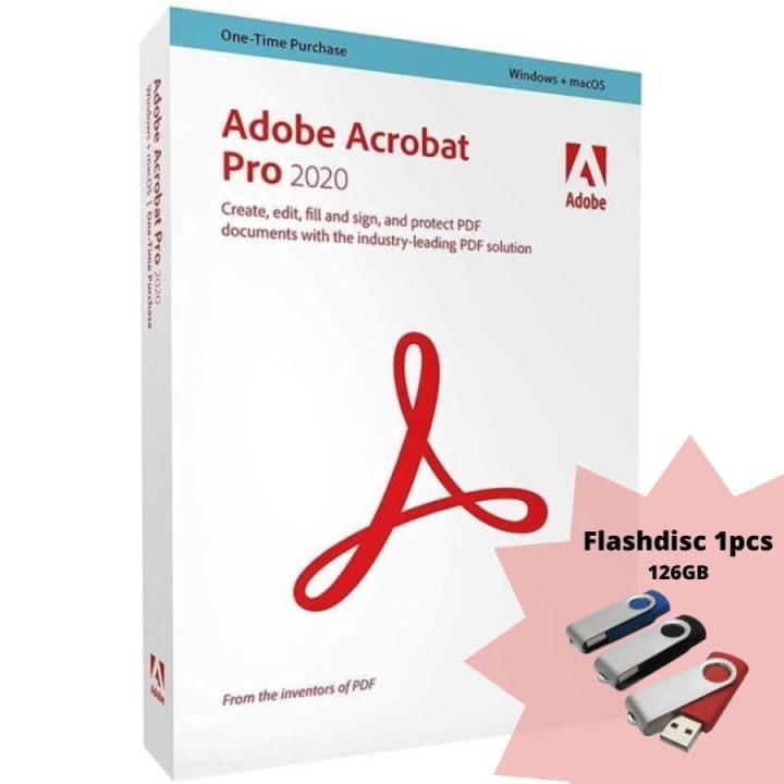 Adobe Acrobat Pro/DC 2020 Perpetual License 100% Original Win Atau Mac ...