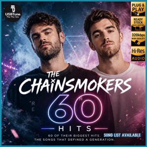 【The Chainsmokers】•60 Hits• USB Pendrive MP3 Car Audio HQ Sound READY STOCK | E023