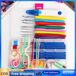 [Ueb Wholesale Center]Ergonomic Crochet Hook Set with 16 Sizes for Smooth Crochet and Knitting Experience