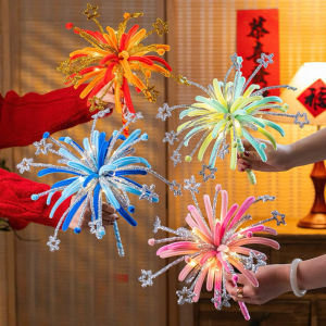Set tự làm 3 cây ph-áo hoa bằng kẽm nhung handmade - S0985