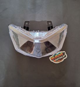 Mika Batok Kosongan Reflektor Set Lampu Depan Beat Led New Deluxe CBS Street K1A 2021 2022 2023 Original