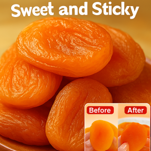 Sweet and Soft Dried Red Apricots for Spring All Ages Healthy Snack No Additives Deliciously Chewy