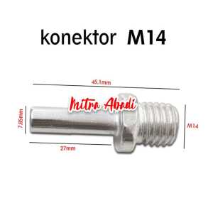 Konektor Adapter Gerinda / Gurinda Tatakan Amplas Bulat for Mesin Bor