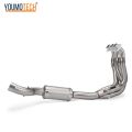 51mm Slip On For Triumph Trident 660 Tiger 660 Sport Daytona 660 2021-2024 Motorcycle Full Exhaust System Front Link Pipe Escape Racing Tube Link Pipe Connect Slip-on Neck pipe. 