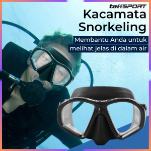 COD TaffSPORT ZACRO Kacamata Selam Scuba Diving Snorkeling / Kacamata Selam Scuba Diving Pria Dewasa untuk Tembak Ikan Anti Masuk Air Anti Kabut Bening Karet Lembut / Kacamata Scuba Diving / Kacamata Snorkeling Dewasa dan Anak / Kacamata Renang Anti Air