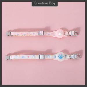 [Creative] Pet Collar Cat Airtag Silicone Paw Airtag Case Anti-lost Tracking Collar Pet Airtag Puppy Collar Katten Cute Cat Accessories