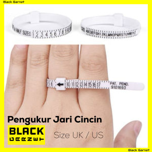 Pengukur Ukuran Jari Cincin RING SIZER Portable untuk Pria dan Wanita - Ukuran US