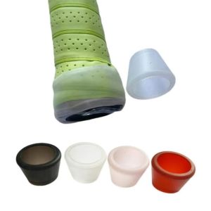DIMEL Shock Absorber Tennis Racket Handle End Silicone Protector Tennis Guard Cap Durable Sleeve Racket Handle Cover For Competition