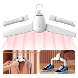 Mini Clothes Dryer Electric Hanger Dryer Portable Hanger Fast Shoe Dryer Smell Remove 30 Minutes Quick Drying
