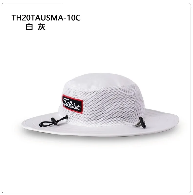 สินค้าใหม่ Titleist หมวกกอล์ฟกอล์ฟโดมปีกกว้างหมวกบังแดดผู้ชายกันน้ำได้หมวกชาวประมง  J.pxgaharayxxio