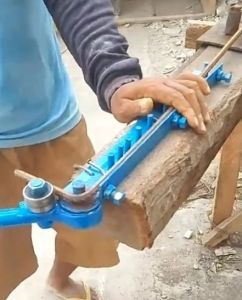 ALAT TEKUK BESI BETON SPEK 10mm BAHAN DASAR PLAT TEKUK BEGEL BENDING