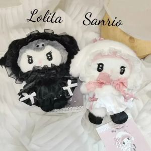 HENLI Lolita Style My Melody Pendant Bag Decoration Kawaii Anime My Melody Stuffed Kids Toy Plushie Doll Kuromi Plush Toy Childrens Gifts