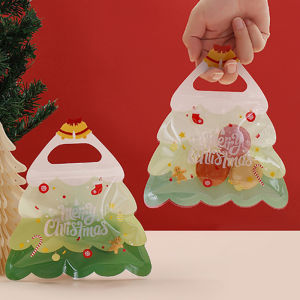 438178 ZXC ถุงของขวัญซานต้าเอลค์เกล็ดหิมะถุงของขวัญสำหรับเด็กถุงผ้าหนาไม่ทอกันน้ำตกแต่งคริสต์มาส