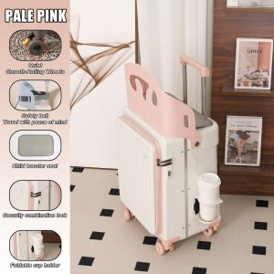 SKYLINE New 20 Inch Boarding Suitcase Kids Luggage Multifunction Password Lock