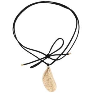 Tinh vi giọt nước Vòng cổ với mặt dây chuyền kim loại có thể điều chỉnh Choker Charm chain cho phụ nữ thời trang