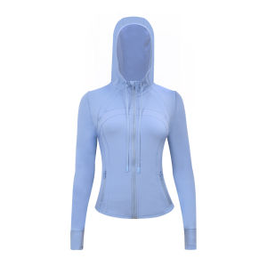 lulu Original Label Define Hooded jacket yoga wear for women slim-fit sports coat running casual top