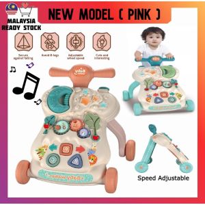 Ready Stock 6in1 Baby Walker Adjustable Heights 3in1 Walker 5in1 Toy Baby Multi Functional Baby Stroller Anti Rollove