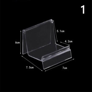 Hmeme Transparent Acrylic Display Shelf Glasses Cell phone ewellery Display Stand