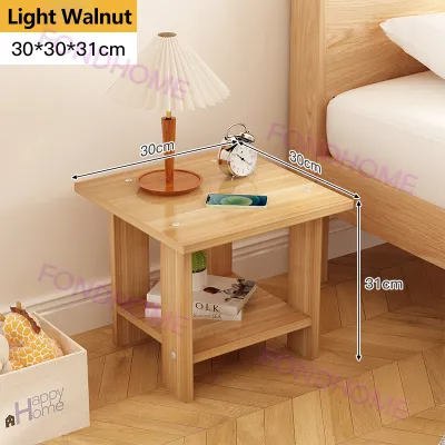 Nordic Bedside Table Small Square Desk Coffee Table Simple Sofa Side Table Corner Table Living Room Bedroom