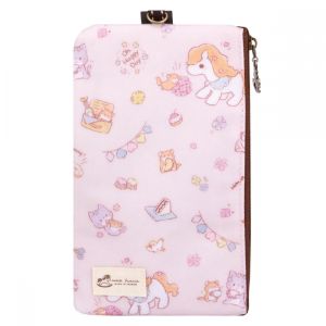 Uma hana HP Pouch with Lanyard  Handphone Touch Screen Long Wallet pouch   大滑手機套