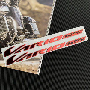 Logo Honda Vario 125 vảio Thiết Kế 3D 2 Chiếc Với Miếng Dán Số Màu Đen Màu Bạc Hoặc Vàng Cho Bên Trái Và Bên Phải Nhựa Mềm Phụ Kiện Xe Máy Miếng Dán Đồ Trang Trí Đề Can Nhãn Dán Tem