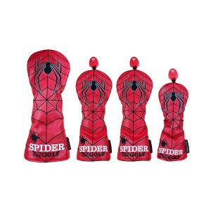 Vỏ Bọc Đầu Gậy Golf Mới 2022 Vỏ Bọc Gỗ Chơi Gôn Hình Nhện Cho Tài Xế Fairways Vật Tư Chơi Gôn PU Chống Thấm Nước