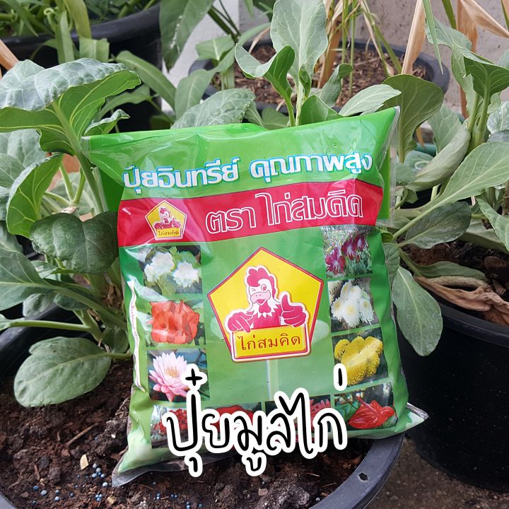 ปุ๋ยมูลไก่อัดเม็ด ปุ๋ยอินทรีย์ ไร้สารเคมี