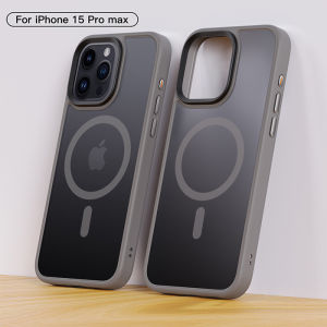Fa Case Magsafe Hybrid Matte Iphone 15 15Plus 15Pro 15Promax Promax Pro Max Doff Casing for Pro Max Plus