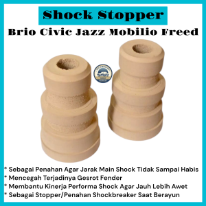 Shock Stopper Spon Empuk Belakang Brio Civic Jazz Mobilio Freed Tinggi 5CM 1Set(2Pcs)